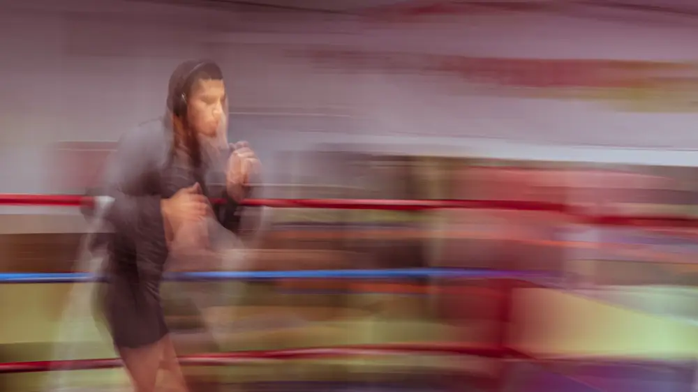I'm Him — Mehdi Gueribi, movimento sul ring